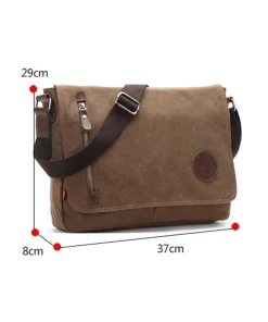 Men's Trendy Casual Canvas Shoulder Bag