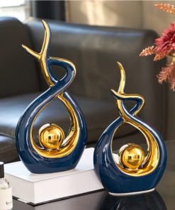 Modern Abstract Art Ceramic Statue