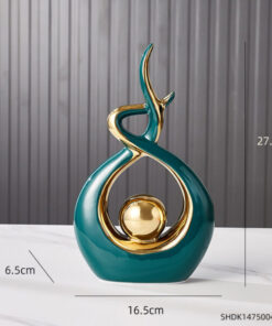 Modern Abstract Art Ceramic Statue