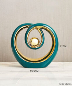 Modern Abstract Art Ceramic Statue