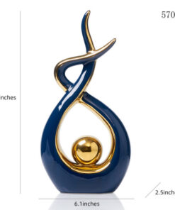 Modern Abstract Art Ceramic Statue