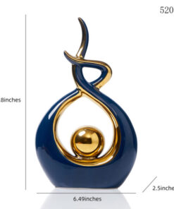 Modern Abstract Art Ceramic Statue