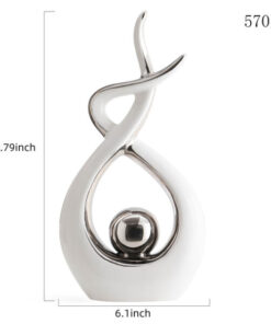 Modern Abstract Art Ceramic Statue