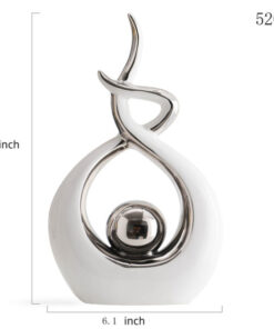 Modern Abstract Art Ceramic Statue