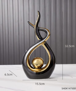 Modern Abstract Art Ceramic Statue