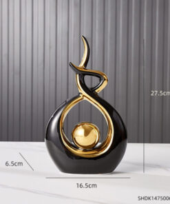 Modern Abstract Art Ceramic Statue