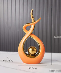 Modern Abstract Art Ceramic Statue