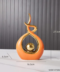 Modern Abstract Art Ceramic Statue