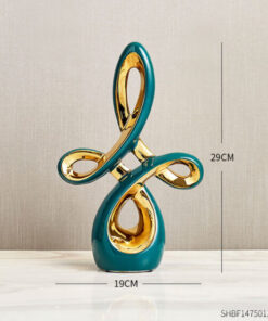 Modern Abstract Art Ceramic Statue