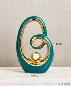 Modern Abstract Art Ceramic Statue