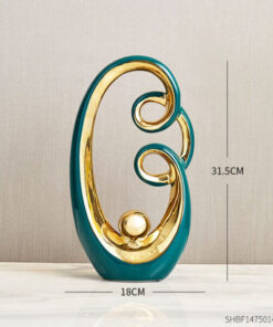 Modern Abstract Art Ceramic Statue