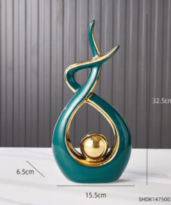 Modern Abstract Art Ceramic Statue