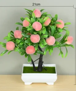 Artificial Bonsai Plants Small Tree Pot