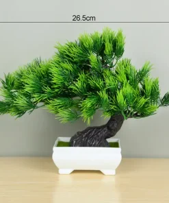 Artificial Bonsai Plants Small Tree Pot