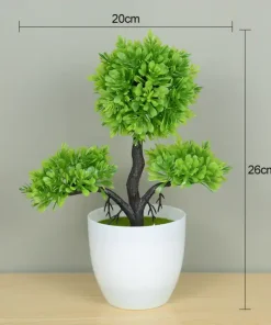Artificial Bonsai Plants Small Tree Pot