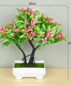 Artificial Bonsai Plants Small Tree Pot