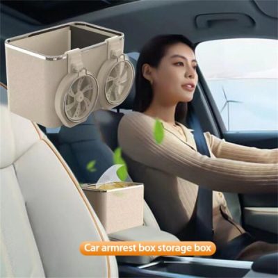 Car Armrest Storage Box