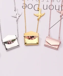 Custom Photo Engraved Handbag Necklace