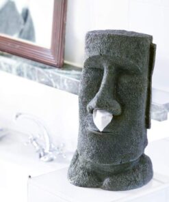 Easter Island Moai Head Tissue Dispenser