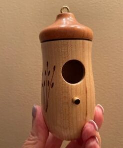Wooden Hummingbird House