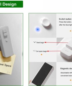 2-in-1 Magnetic Food Sealer