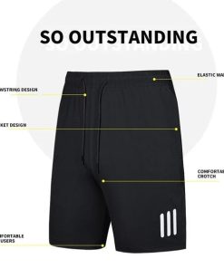 Ice silk stretch shorts