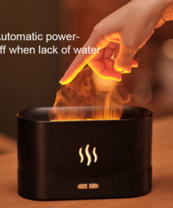 LED Essential Oil Flame Lamp Diffuser