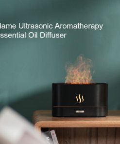 LED Essential Oil Flame Lamp Diffuser