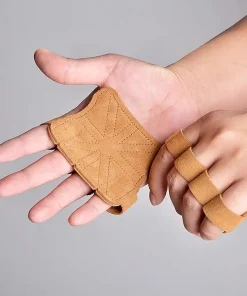 Leather Weight Lifting Training Gloves