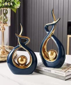 Modern Abstract Art Ceramic Statue