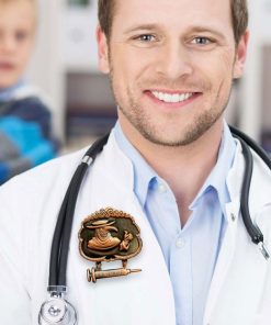 Men’s Brooch Plague Doctor Pin