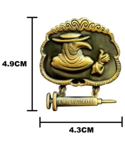 Men’s Brooch Plague Doctor Pin