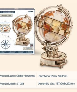 Luminous 3D Puzzle Globe
