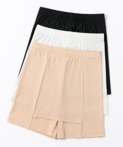Double-layer Front Crotch Ice Silk Shorts