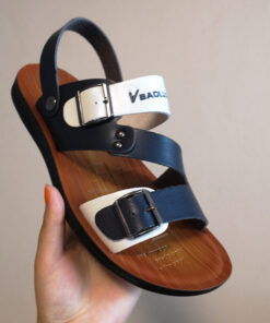 Summer Fashion Breathable Leather Men Beach Slippers