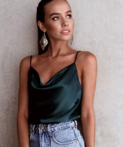 Silk Satin Top Tanks