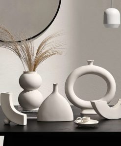 Nordic Ceramic Flower Vases