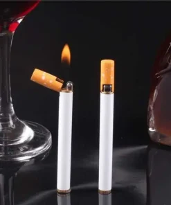 Butane Gas Metal Cigarette Shaped Lighter