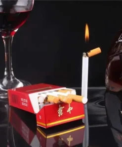 Butane Gas Metal Cigarette Shaped Lighter