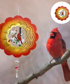 3D Garden Hummingbird Wind Spinner