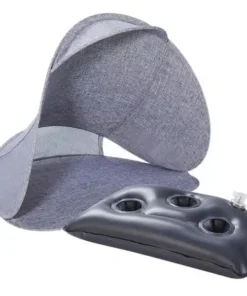 Foldable Beach Face Tent Umbrella And Air Cushion