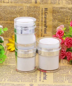 Cream Jar Vacuum Bottle