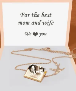 Custom Photo Engraved Handbag Necklace