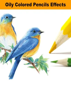 Portable Colored Pencils Set