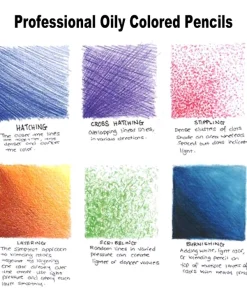 Portable Colored Pencils Set