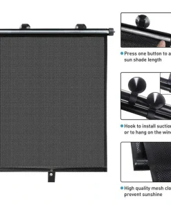 Retractable Window Roller Sunshade For Car