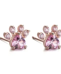 Cat Bear Dog Paw Ring for Women Jewelry Sets