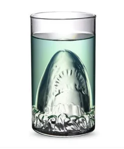 Transparent Shark Drinking Glass