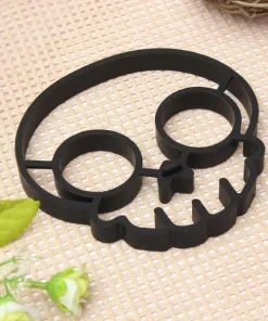 Food Grade Silicone Skull Mold Shaped Egg Frying