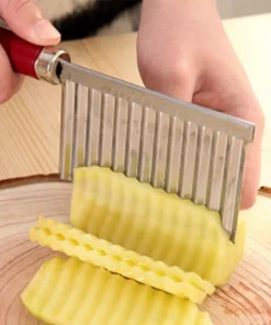 Wavy Crinkle Cutter Knife Vegetable Slicer